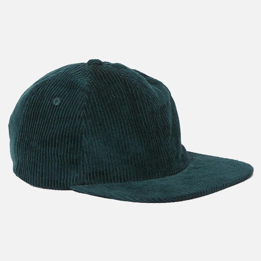 Mens Womens 100% Cotton Corduroy Green Adjustable Baseball Cap Peak Sport Summer
