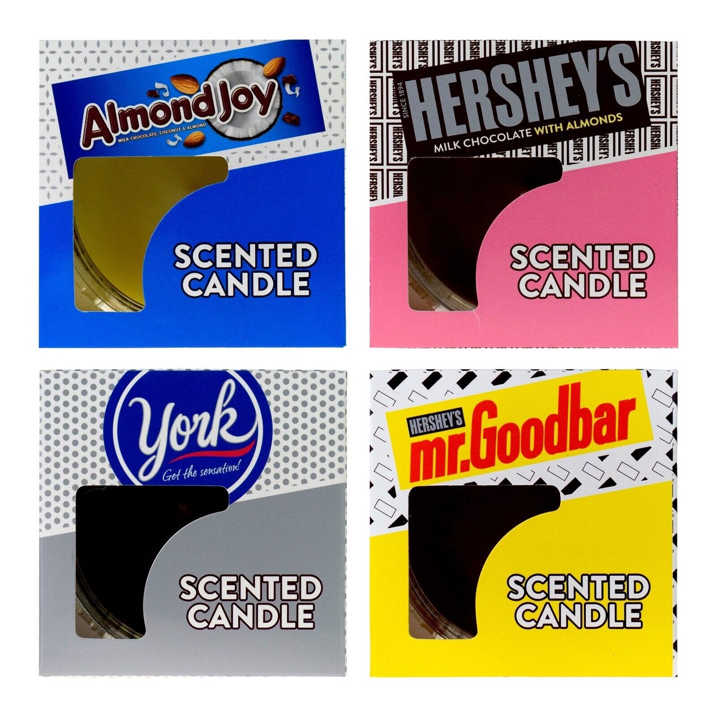 4 CANDY SCENTED 85g Scented Candles