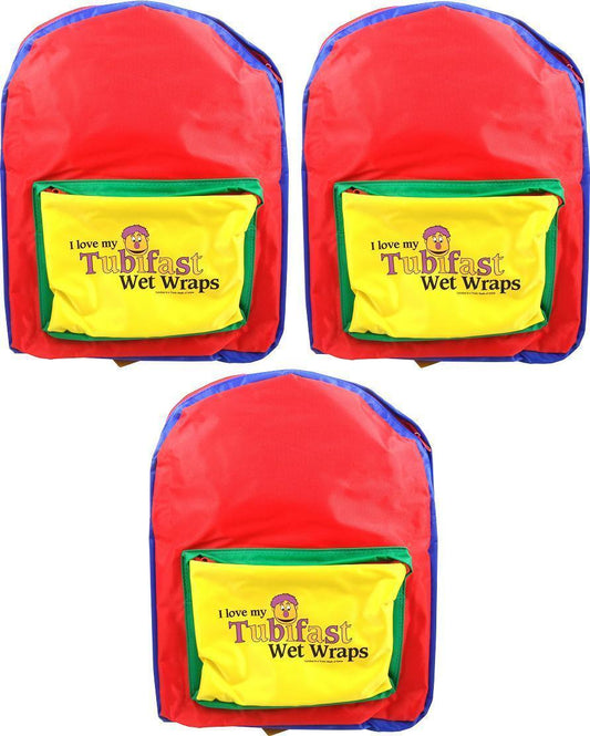 3X I Love My Tubifast Wet Wraps School Bag
