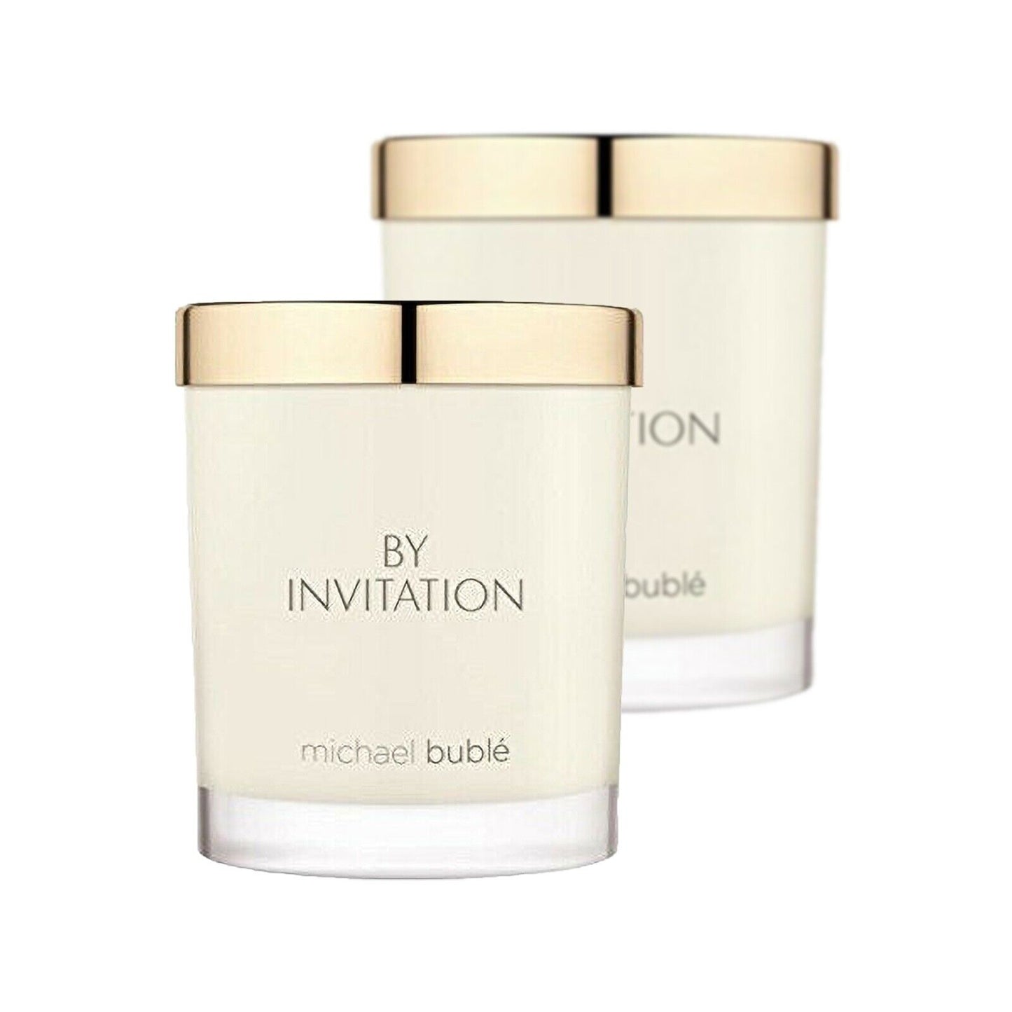 Michael Buble By Invitation Scented Candle MidiumJar Lid 180g 30hr Burn