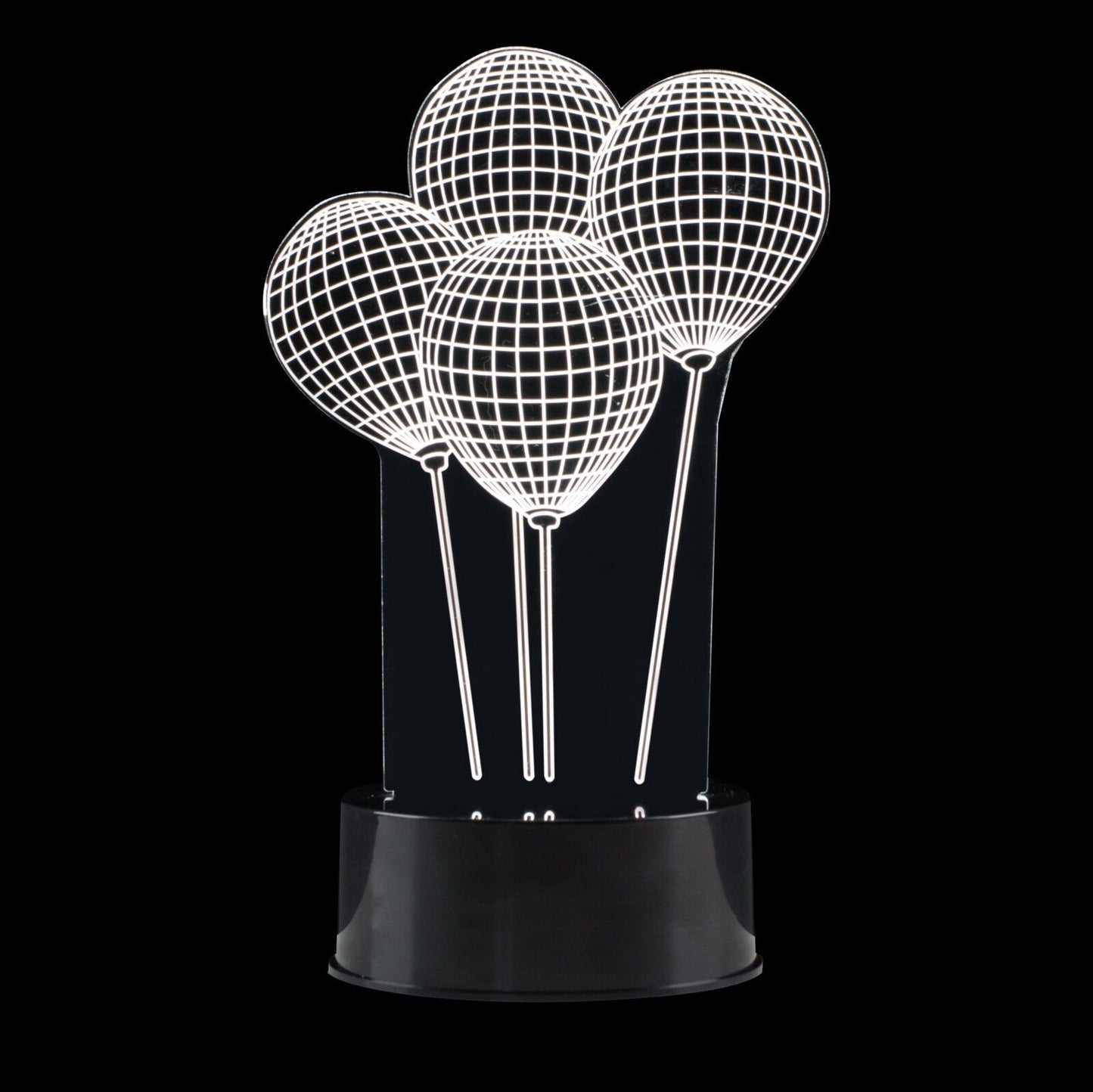 Modern LED Battery Operated Creative 3D Illusion Balloon Decorative Lamp