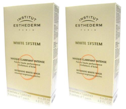 2x New Institut Esthederm White System Intensive Mask