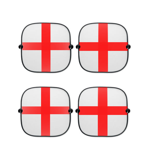 4x England/ St George Car Window Sun Shades Football- Rugby World Cup
