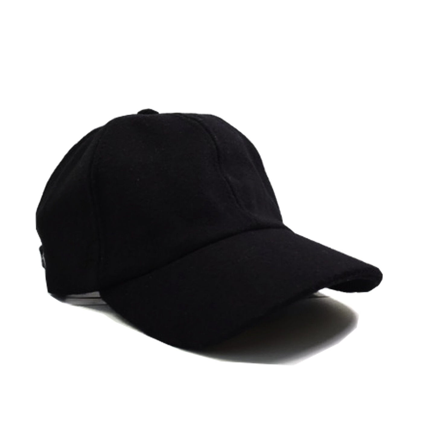 6x Classic Adjustable Assortment- Denim, Cotton Wool Baseball Caps - Work Casual