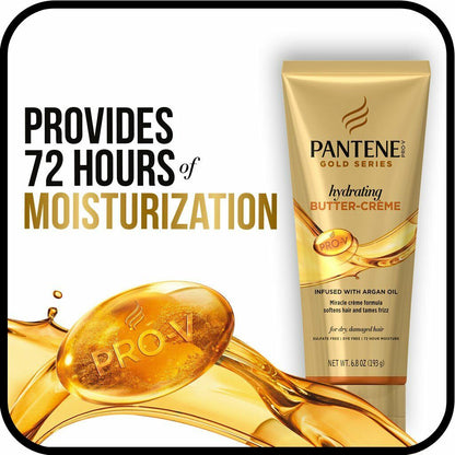 3 Pantene Pro-V Gold Series Hydrating Butter-Creme Infused with Argan Oil (193g)