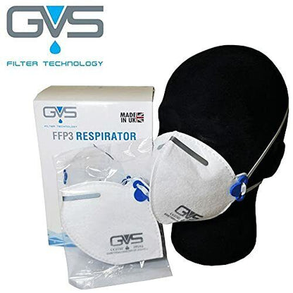 15 X GVS F31000 Segre Folded FFP3 Mouth Mask Reusable Face Mask