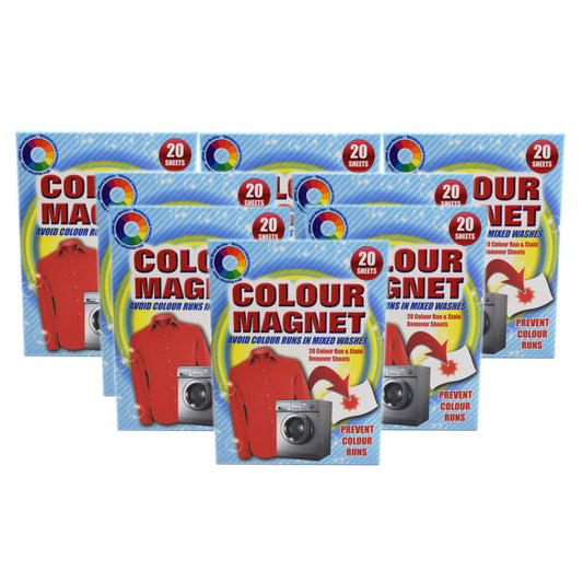 8x Colour Magnet Avoid Colour Runs In Mixed Washes 8x20=160 Sheets