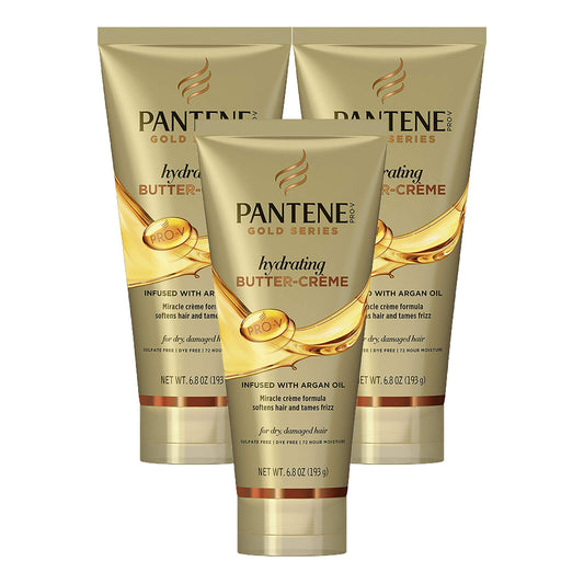 3 Pantene Pro-V Gold Series Hydrating Butter-Creme Infused with Argan Oil (193g)