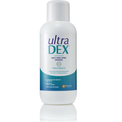 UltraDEX Daily Oral Rinse Original Mouthwash Fresh Breath 500ml x 2 Pack