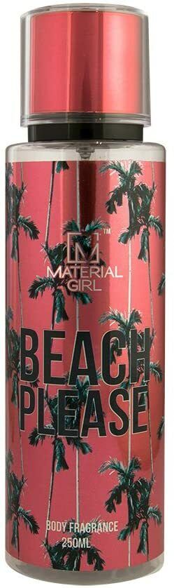 3x Material Girl Beach Please Body Mist - Surf's Up Body Fragrance 250ml