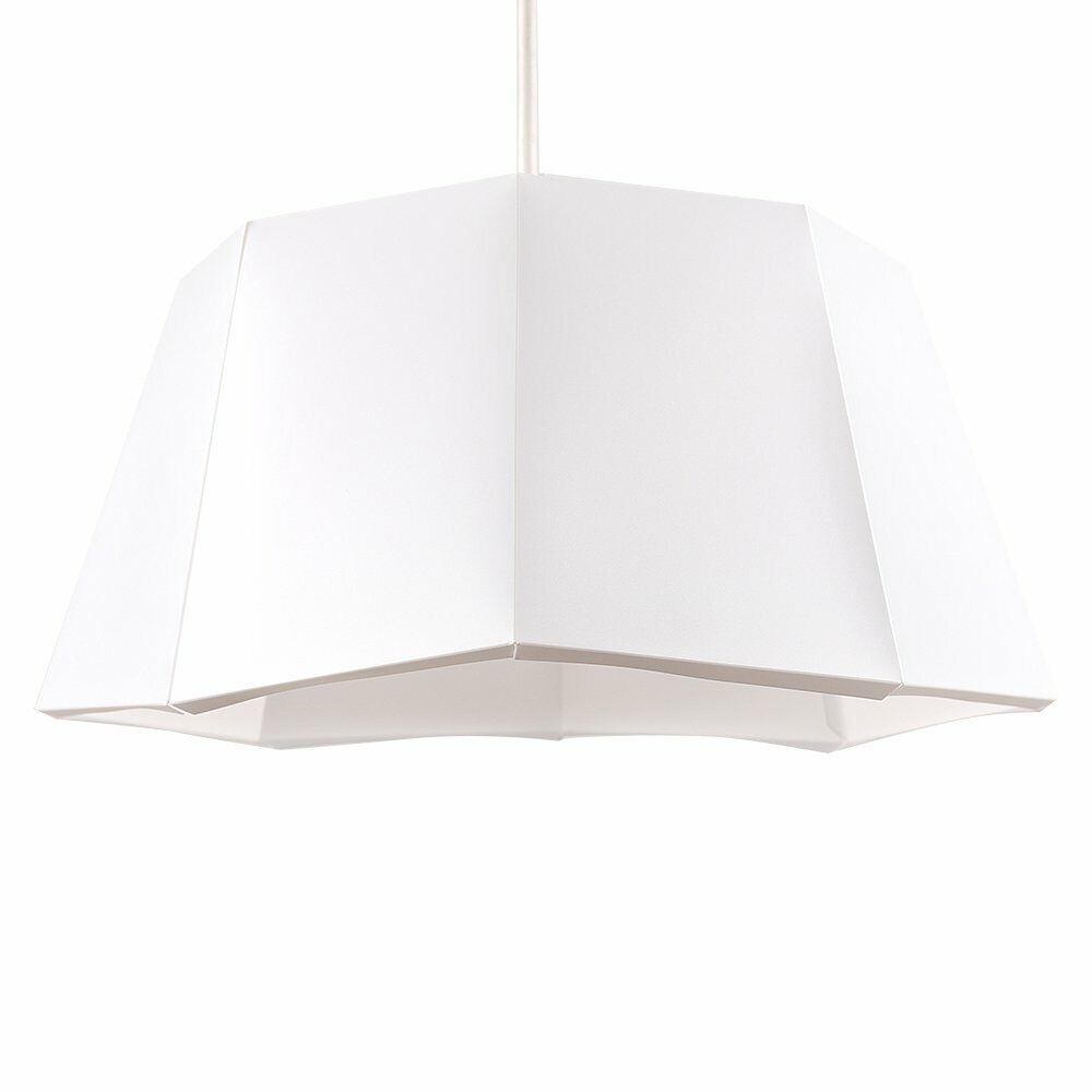 Modern Large Tapered White Geometric Design Ceiling Pendant Light Shade