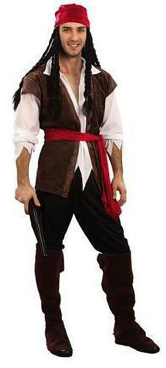 Best Dressed Pirate Man Male Costume One Size Fits All
