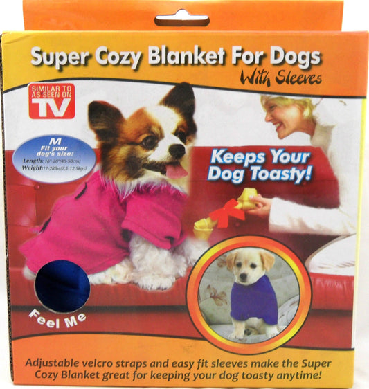 Super Cozy Blanket For Dogs With Sleeves Size Medium (40-50cm)