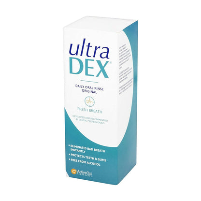 UltraDEX Daily Oral Rinse Original Mouthwash Fresh Breath 500ml x 2 Pack