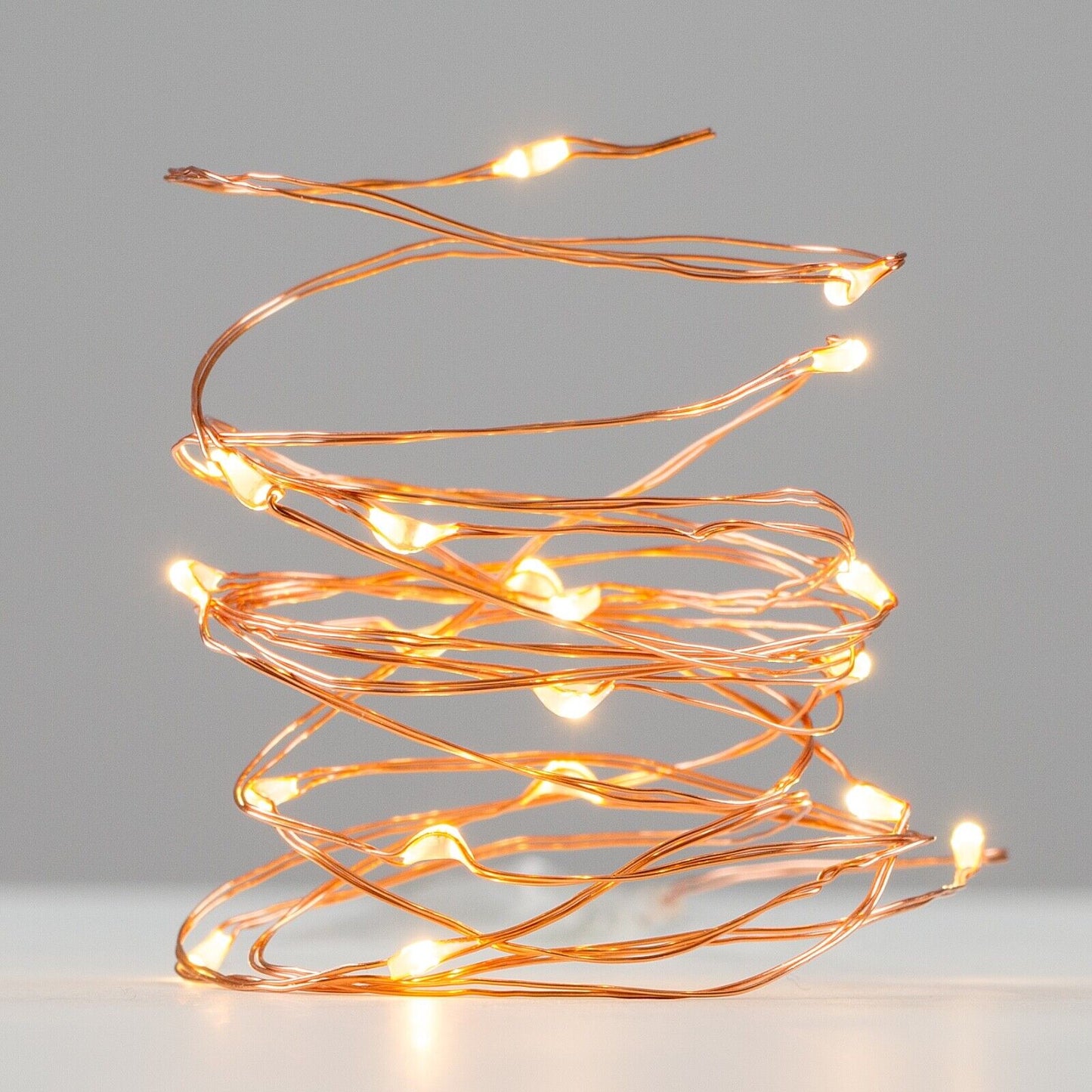 Minisun 2m Copper 20 Light LED Chain Light Festive/Decorative