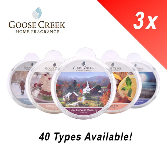 3x Goose Creek Wax Melt Cubes 59g x 3 = 177g - 18 Cubes total - Made In the USA