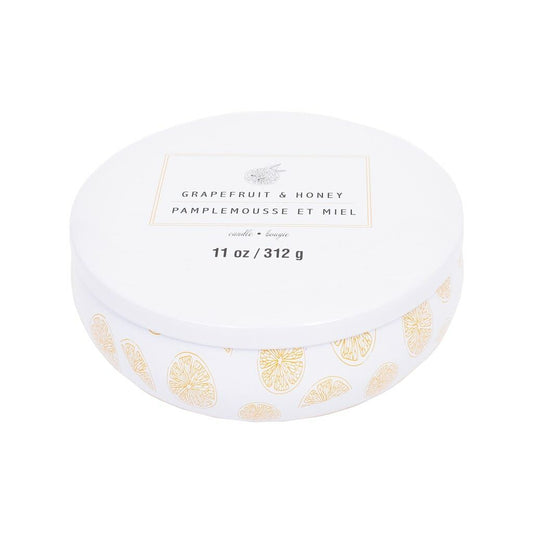 Ashland Home Fragrance 3-wick Tin Candles - Grapefruit & Honey 312g
