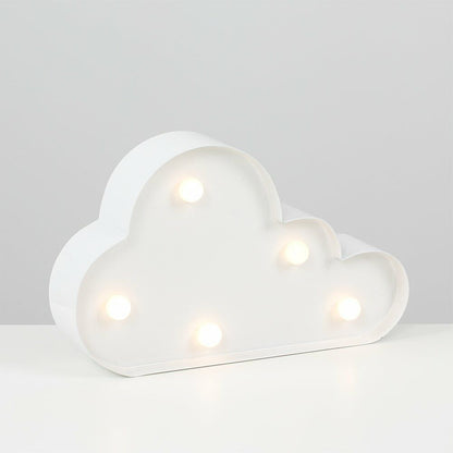 Modern LED Battery Operated White Cloud Shaped Decorative Light