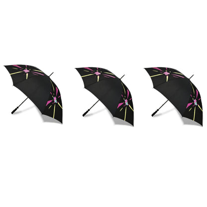 3x London 2012 Black Shard Golf Umbrella (Wind Resistant)