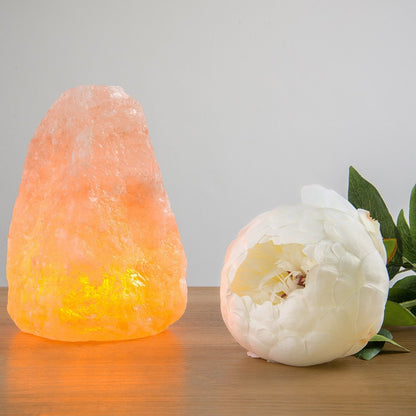 Large Natural Pink Himalayan Rock Salt flamelessTealight Candle Holder