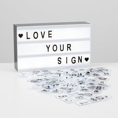 MiniSun Novelty LED Battery Operated Cinematic Message Board Light Up Box