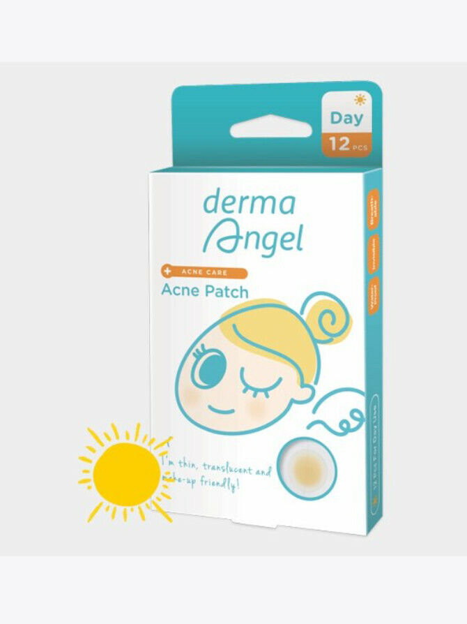 Derma Angel Acne Patches Day-Use To Treat Acne Pimples - Ultra Thin-12s