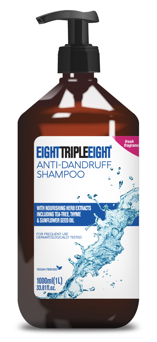 EightTripleEight Anti-Dandruff Shampoo With Nourishing Herb Extracts 1 Litre