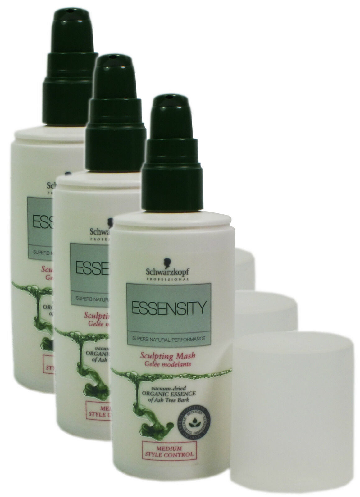 3 x Schwarzkopf Essensity Sculpting Mash 150ml Medium Style Control