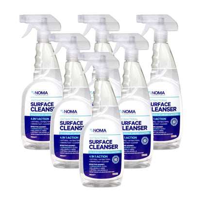 6 Pack NOMA germs Antibacterial Surface Cleaner disinfectant 4 in 1 Action 750ml