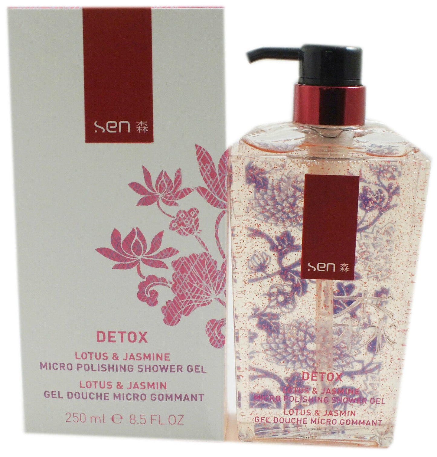 Sen Detox Lotus & Jasmine Micro Polishing Shower Gel 250ml