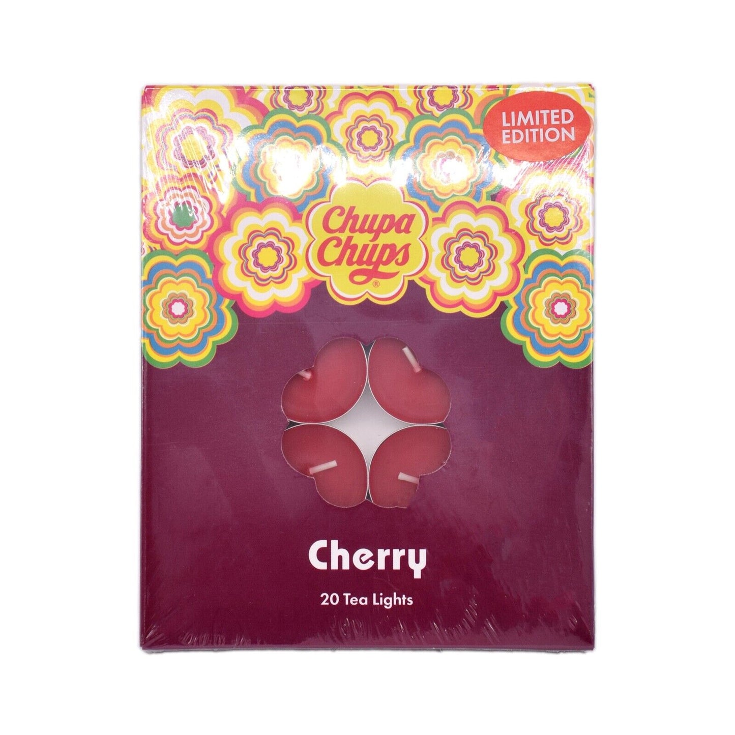 20 Chupa Chups Cherry Scented Tea Lights