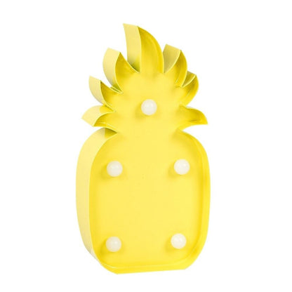 Modern LED Battery Operated Yellow Pineapple Shaped Decorative Light