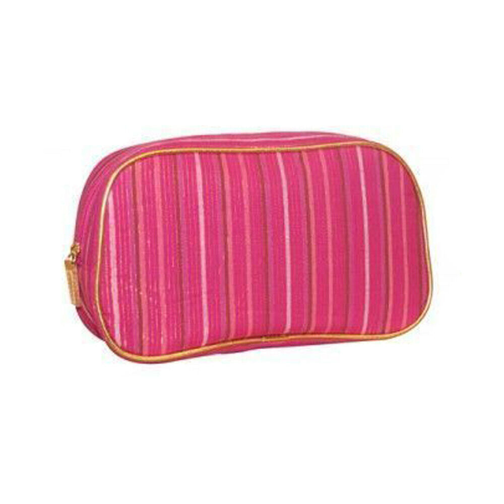 Sanjo Travel Wash Bag Hanging Toiletry Stripped Gold Thread Cosmetic Bag Medium