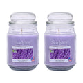 2x Starlytes Lavender Luxury Scented Candle 510g 125hr burn time
