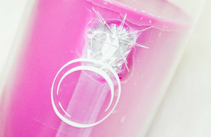 Happy Birthday Jewel Candle Ring Large Size Best Birthday Gift for Her Large Jar