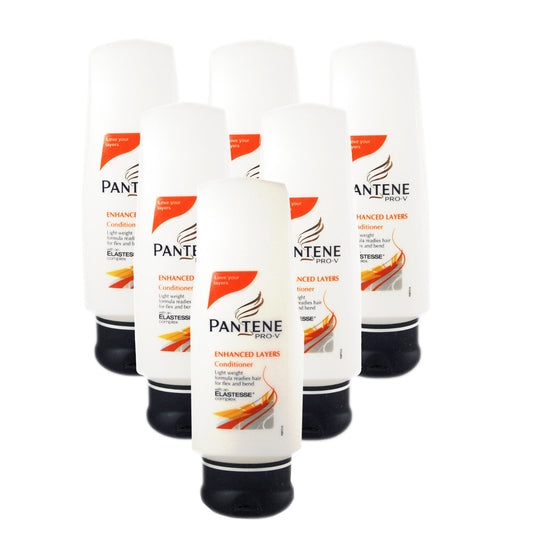 6x Pantene Pro-V Enhanced Layers Conditioner with Elastesse Complex 250ml