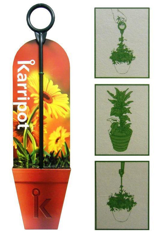 Karripot Safe Handled Rod for Garden Pots Easy To Move Plants It Works!