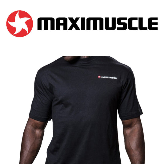 Maxi Muscle Maxi Nutrition Gym T-Shirt Black Size XXL