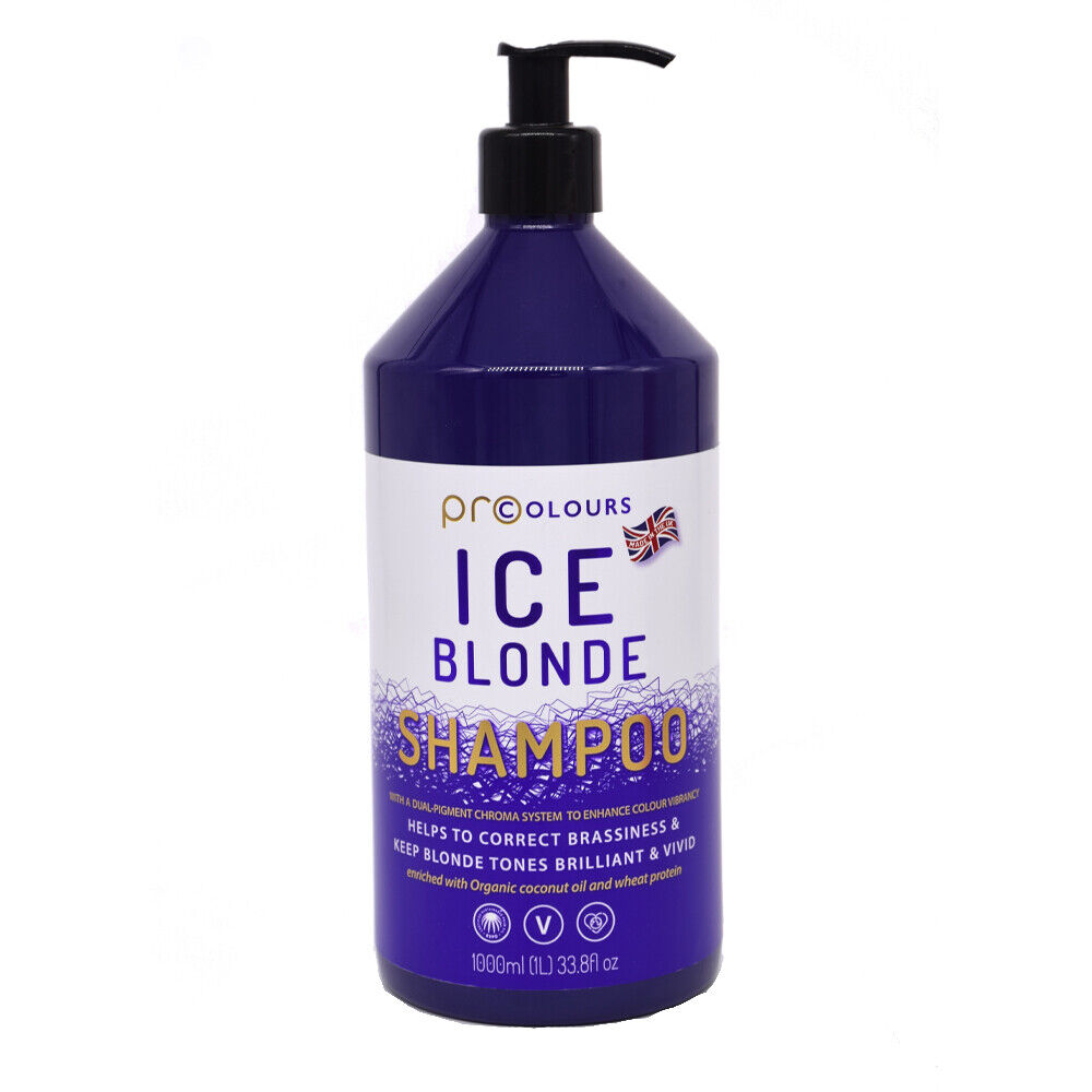 Pro Colours Shampoo and Conditioner Set Ice Toning Blonde Hair 1 Litre