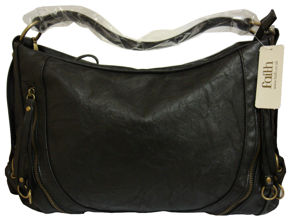Faith “Bava” Ladies Handbag Work Bag Women Designer Black Shoulder Tote Bag