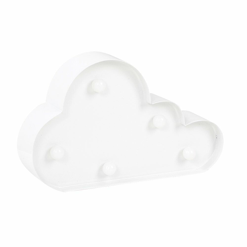 Modern LED Battery Operated White Cloud Shaped Decorative Light