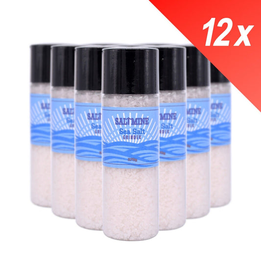 12x Saltmine Sea Salt Grinder 370g