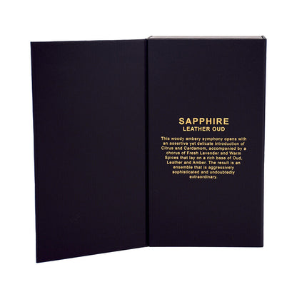 Sri London Sapphire Leather Oud Eau De Parfum for Men Fragrance Spray 100ML