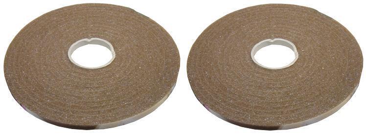 2x 5m Self Adhesive PU Gasket Seal 8 x 6 – Brown