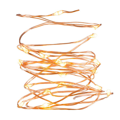 Minisun 2m Copper 20 Light LED Chain Light Festive/Decorative