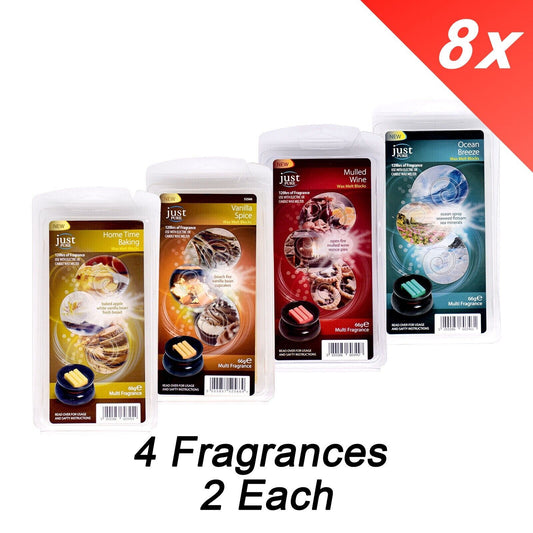 Christmas Wax Melts 8 X Scented Wax Melt Candle Tarts Multi Fragrance 66g