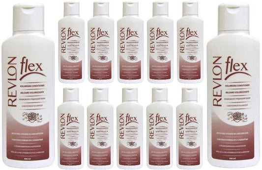 12x REVLON FLEX VOLUMISING CONDITIONER 400ML NEW