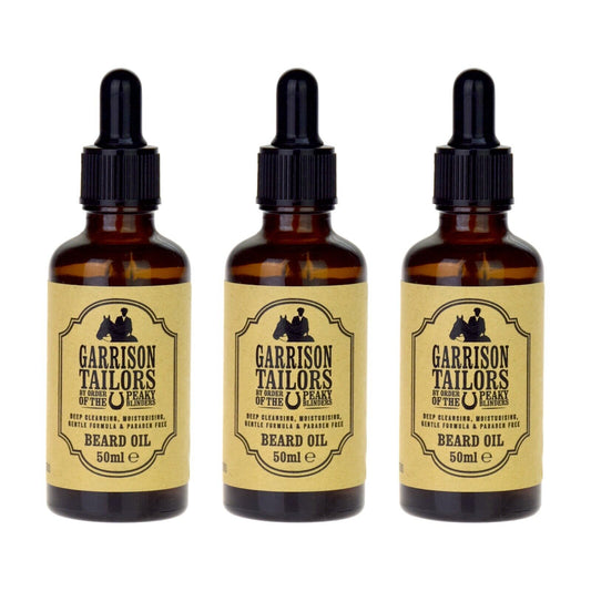 3x Garrison Tailors Peaky Blinders 50ml Beard Oil