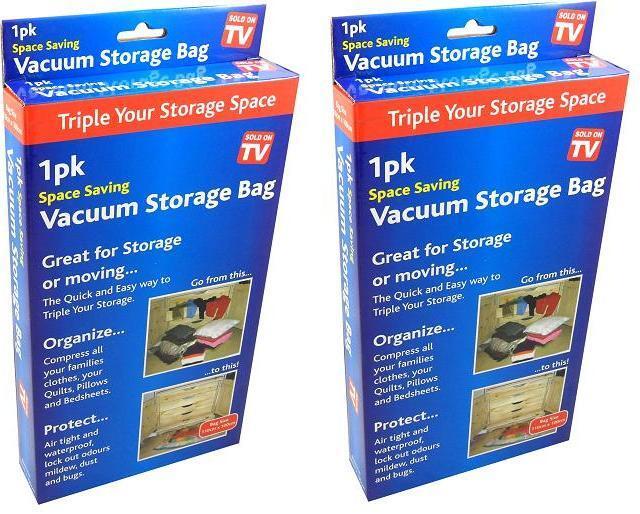 2x Space Saving  Vacuum Storage Bag 110cm x 100cm