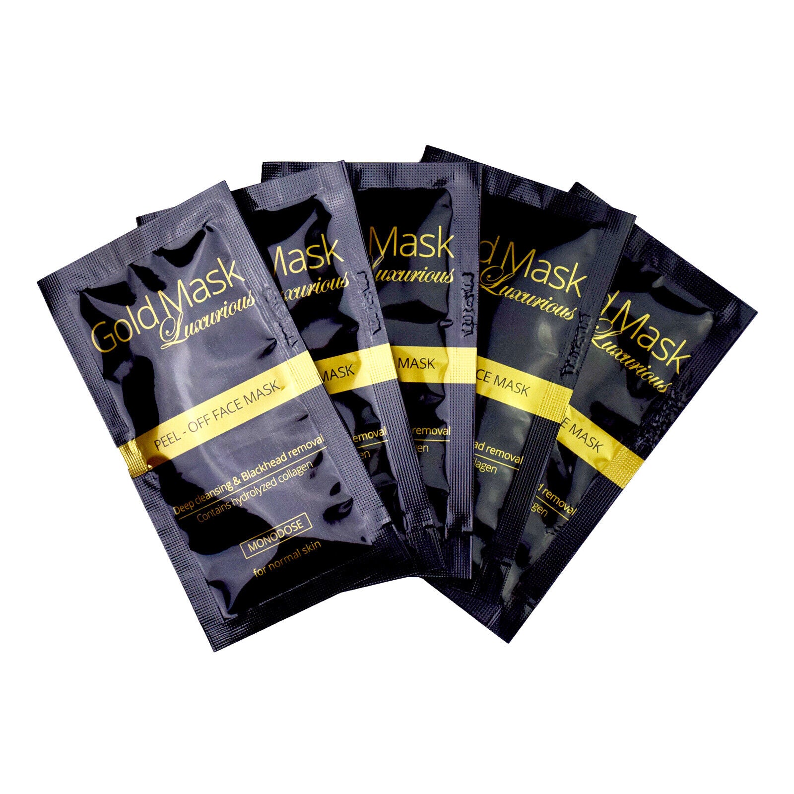 5x Gold Mask Luxurious Peel Off Face Masks (Deep Cleansing & Blackhead Removal)